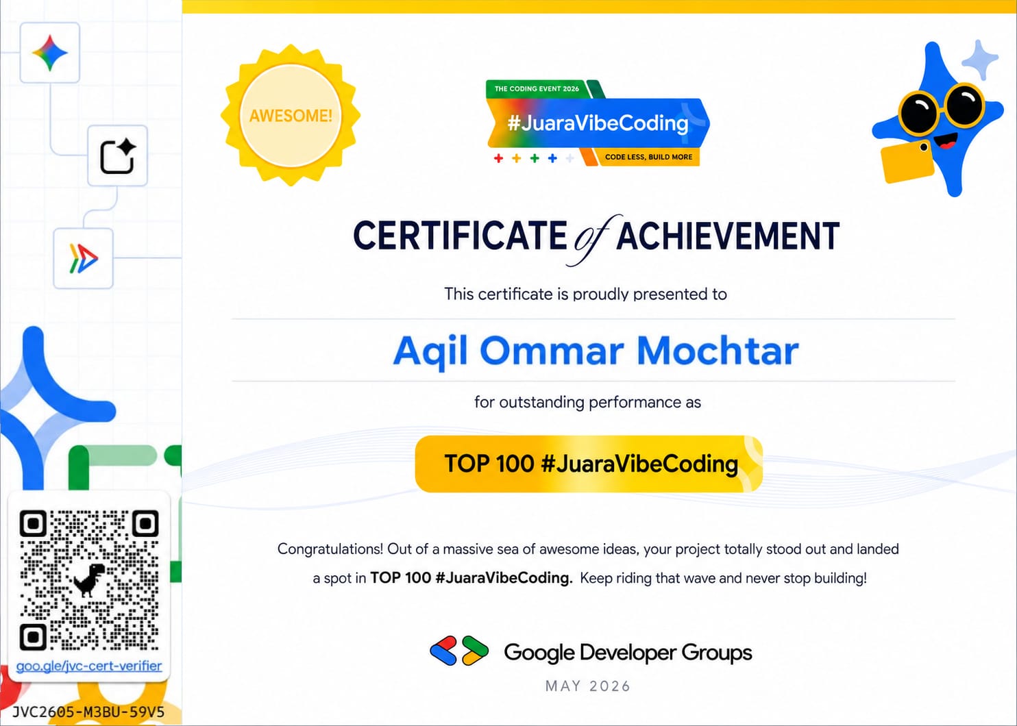 Google Vibe Coding Top 100 Project